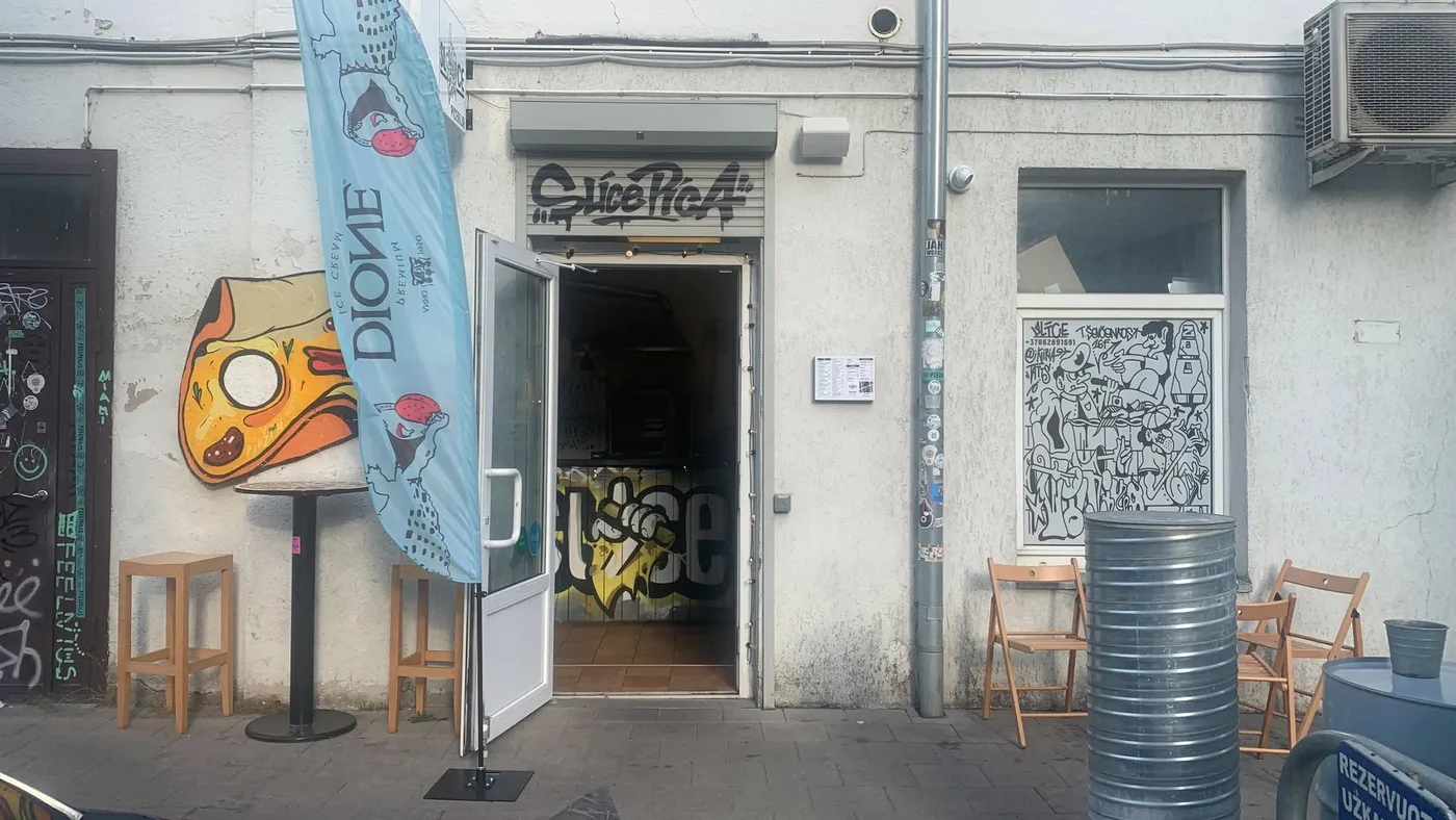 SLICE pizza — storefront