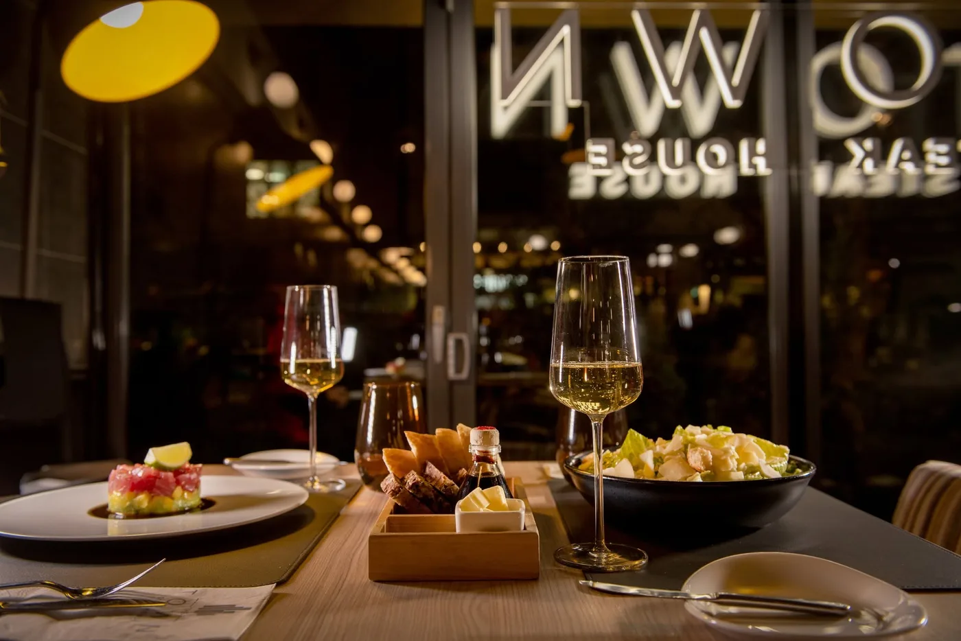 The Town Steakhouse — interior